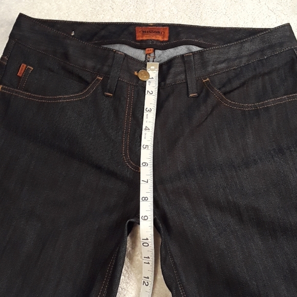 Missoni Designer Wide Leg Jeans. Women's Size: Waist 44x32 Inseam - Picture 7 of 9